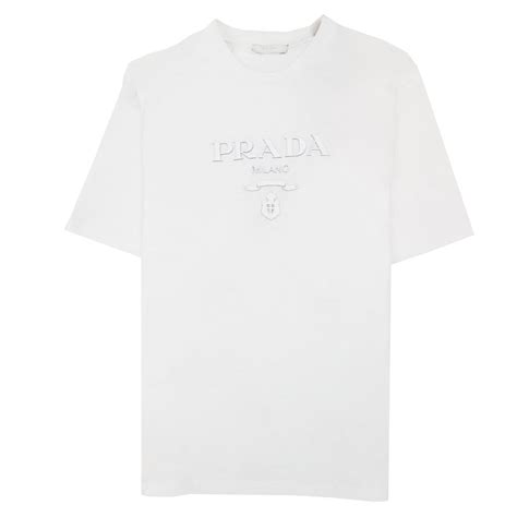 prada milano shirt white